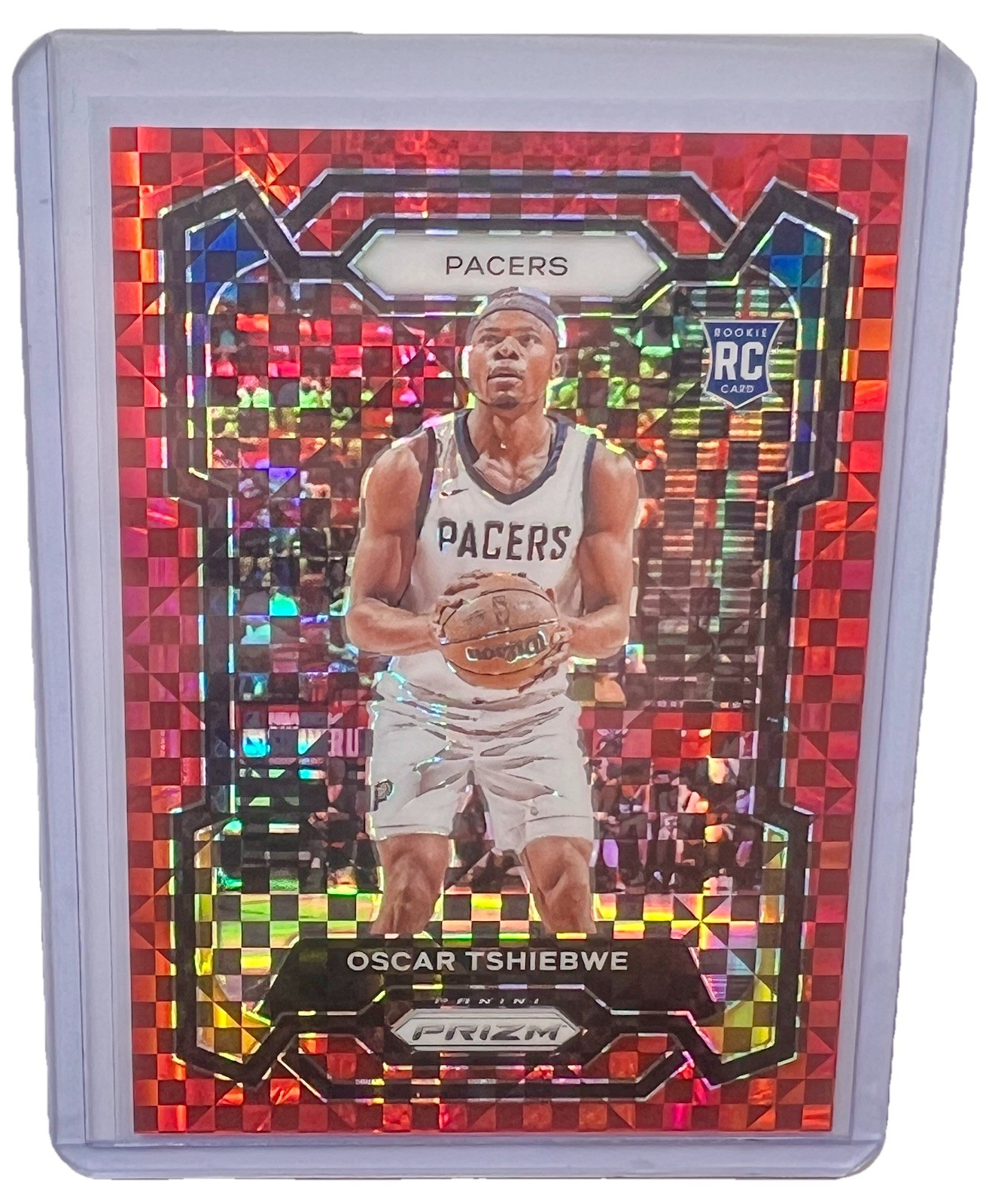 🏀 2023-24 Panini Prizm Red Power Prizm 69/75 Oscar Tshiebwe #292 Rookie RC