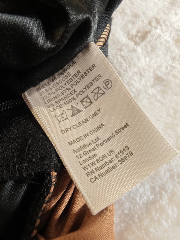 Darling London Women's Black And Gold Dress Size M - Imagen 4 de 4