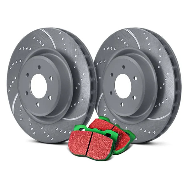 For Aston Martin DB7 97-98 Brake Kit EBC Stage 10 Super Sport Dimpled & Slotted