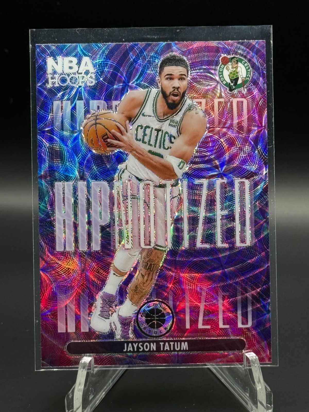 2023-24 Panini NBA Hoops Premium Stock - Jayson Tatum Hipnotized Case Hit