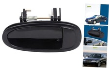 Sleek Black Exterior Door Handle - Rear Driver Side Compatible with 1995-1999