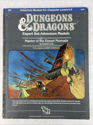 Dungeons & Dragons ~ Master of the Desert Nomads by David Cook X4-9068 1983