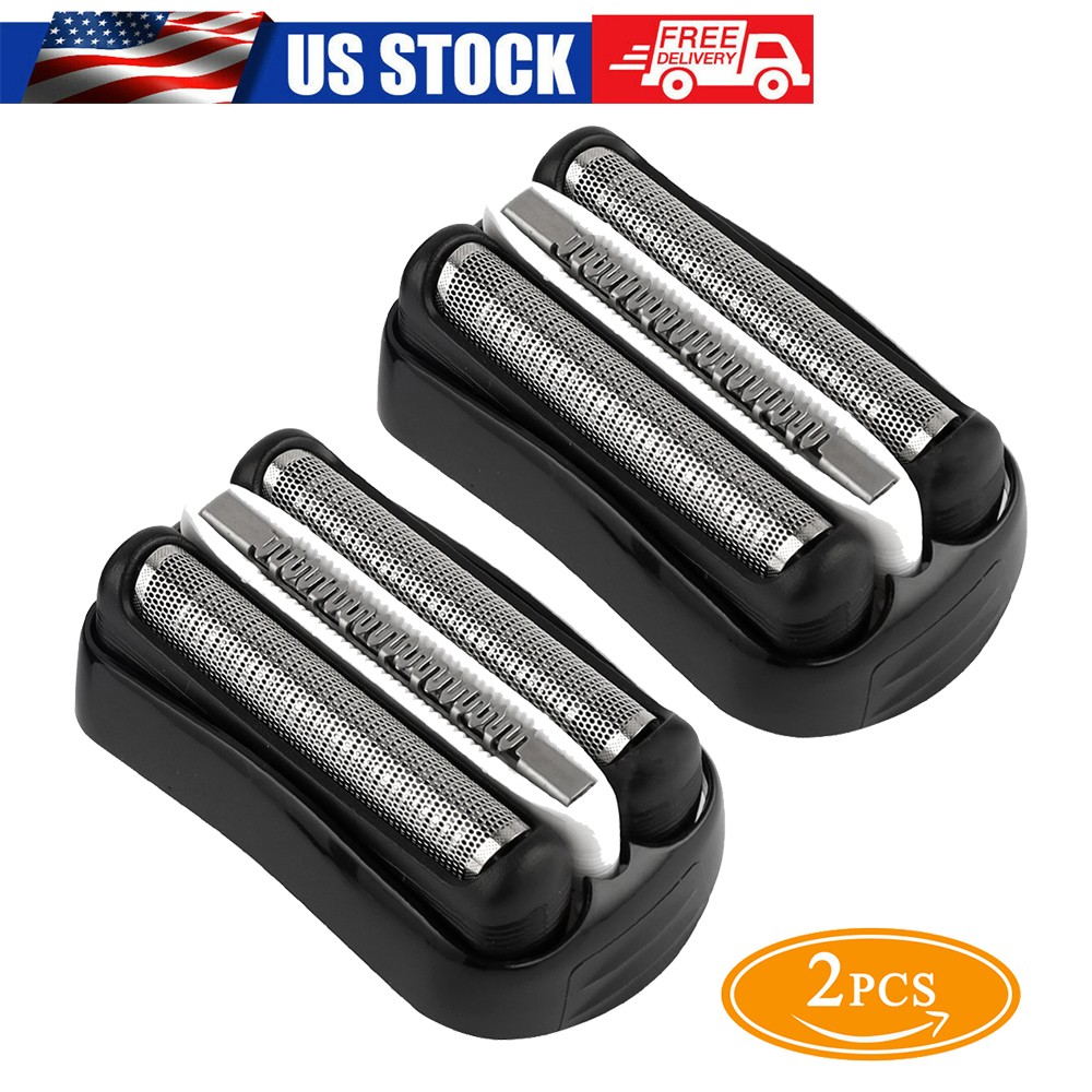 2PCS Replacement Head Compatible with Braun 3 Series 301S 310S 320S 32B Durable​