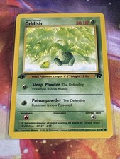 1st Edition Oddish 63/82 - Team Rocket - Pokemon Card - Never Played