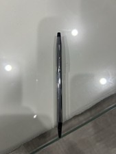 Cross Century Ballpoint Pen Chrome Knurled Grip Made In Usa H