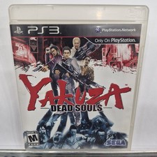 Yakuza: Dead Souls (Sony PlayStation 3, 2012) With Manual 