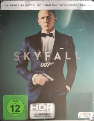 James Bond 007: SKYFALL (Daniel Craig) 4K Ultra HD + Blu-ray Disc, Steelbook Ovp