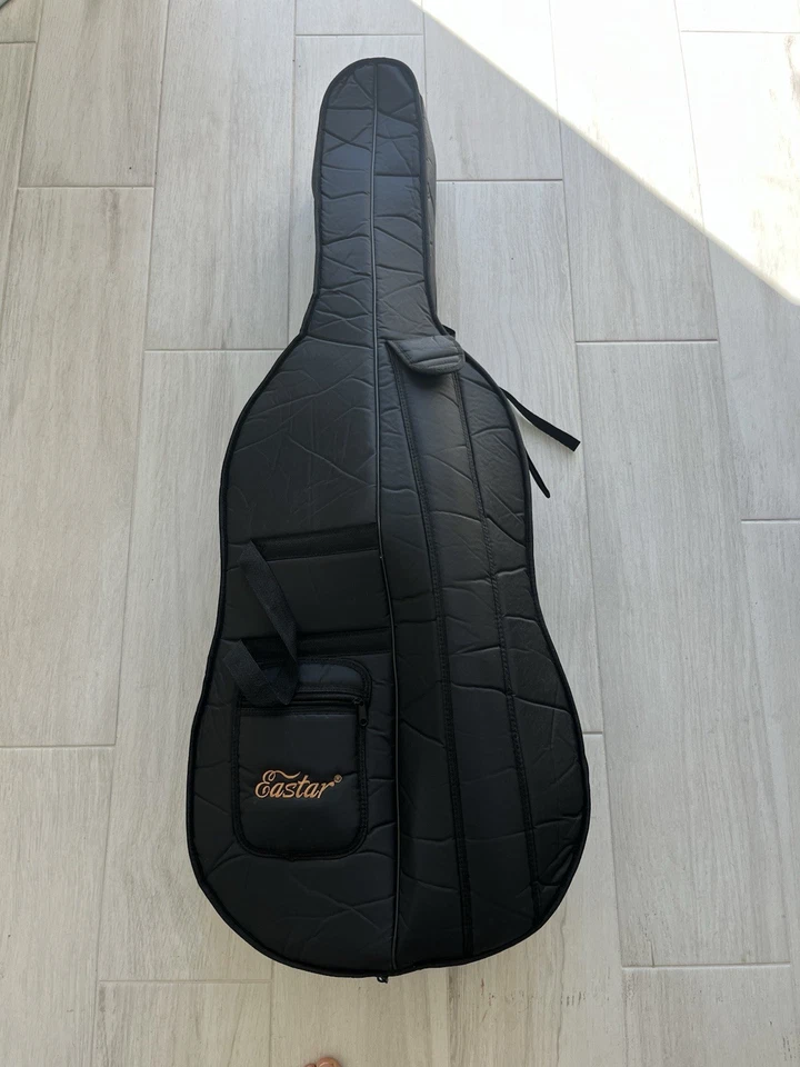 Violonchelo Eastar 4/4 tamaño completo con estuche blando y juego de cuerdas - Excelente estado Foto 4 de 4