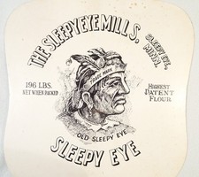 Sleepy Eye Mills Advertising Fan Minn. Flour