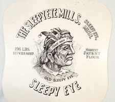 Sleepy Eye Mills Advertising Fan Minn. Flour