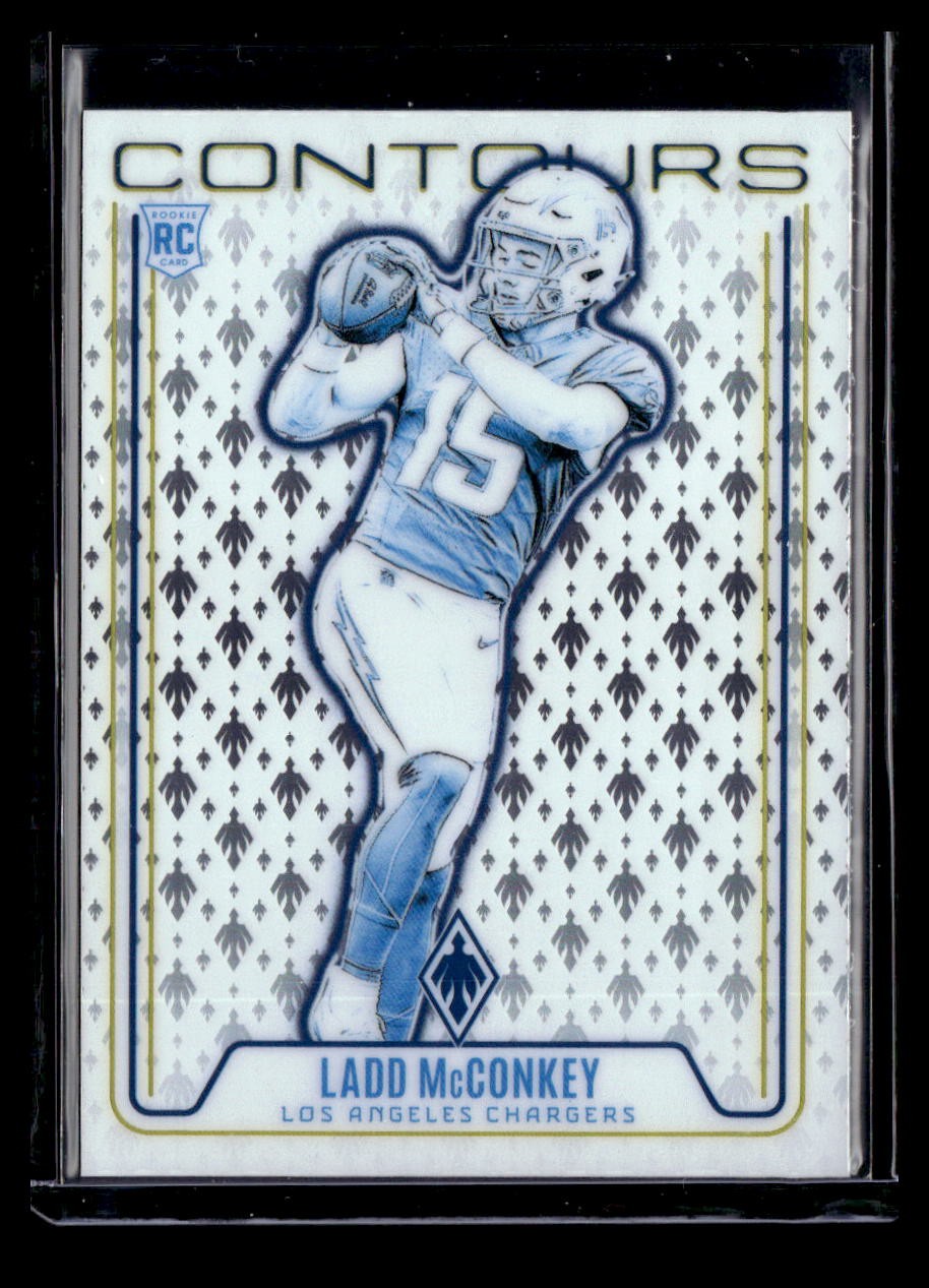 2024 Panini Phoenix #CON-LMY Ladd McConkey Rookie Contours