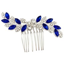Bridal Crystal Hair Comb Small Wedding Alloy Rhinestone Party Prom Hair Piece...