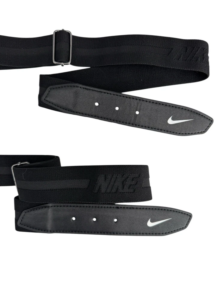 Nike Baseball/ Softball Elastic Black Belt Youth One Size Fits Most 2 Belts - Image 2 of 3