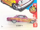 2017 HOT WHEELS SUPER TREASURE HUNTS 63 CHEVY II WITH RUBBER TIRES