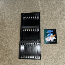 Vintage SEGA Genesis 24 Video Game Cartridge Holder Wall Mount Storage, Black