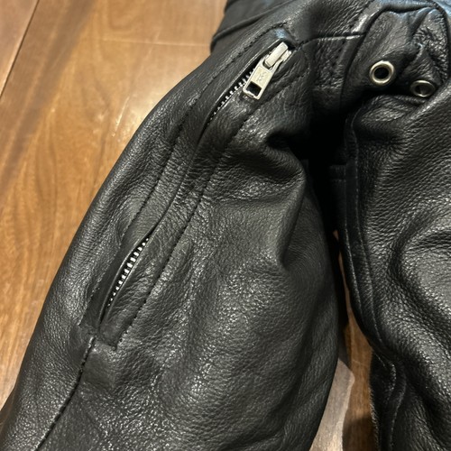 Motorcycle Jacket Genuine Leather Tons Of Bike Gear Size Medium - Foto 4 di 12