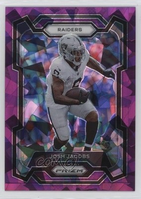 2023 Panini Prizm Purple Ice Prizm 167/225 Josh Jacobs #178 0nr3