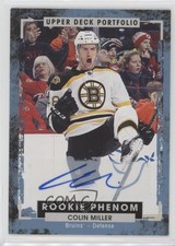 2015-16 Upper Deck Portfolio Rookie Color Photos Colin Miller #242 Auto 0c3