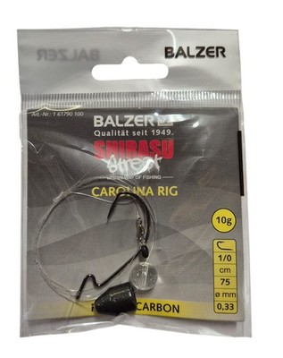 Balzer Shirasu Street Carolina Rig Fluorocarbon Finesse Offset Zander Vorfach