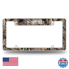 Rico Industries Nhl Florida Panthers Mossy Oak 12x6 Chrome License Plate Frame Rico Industries Nhl Florida Panthers Mossy Oak 12x6 Chrome License Plate Frame