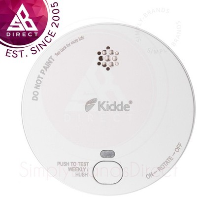 Kidde Rauchmelder Mit Optischer Sensortechnologie 2030-DSR 9V Batterie Weiß