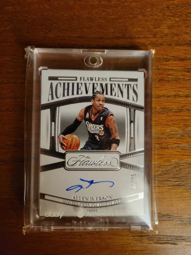 2023-24 Panini Flawless Allen Iverson Achievements Auto #/25 76ers