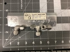 SWAGELOK SS-400-9 Stainless Steel Tube Fitting Union Elbow, 1/4 Lot Of 3 LE9H17