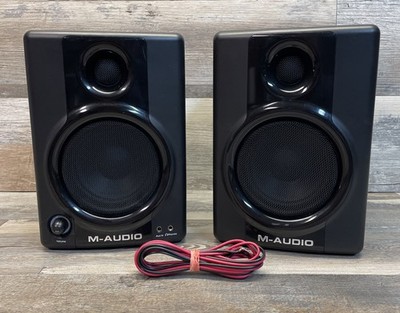 M-Audio Studiophile AV40 40W Powered Desktop Speakers Set of 2 - TESTED