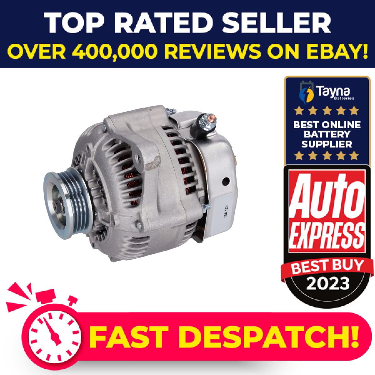 Alternator fits SUZUKI JIMNY SN413 1.3 2001 on M13A 3140060G10000 3140060G11000