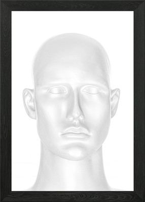 Abstraktes Bild Mensch Fa Gerahmtes Wandbild Poster Leinwanddruck Bild
