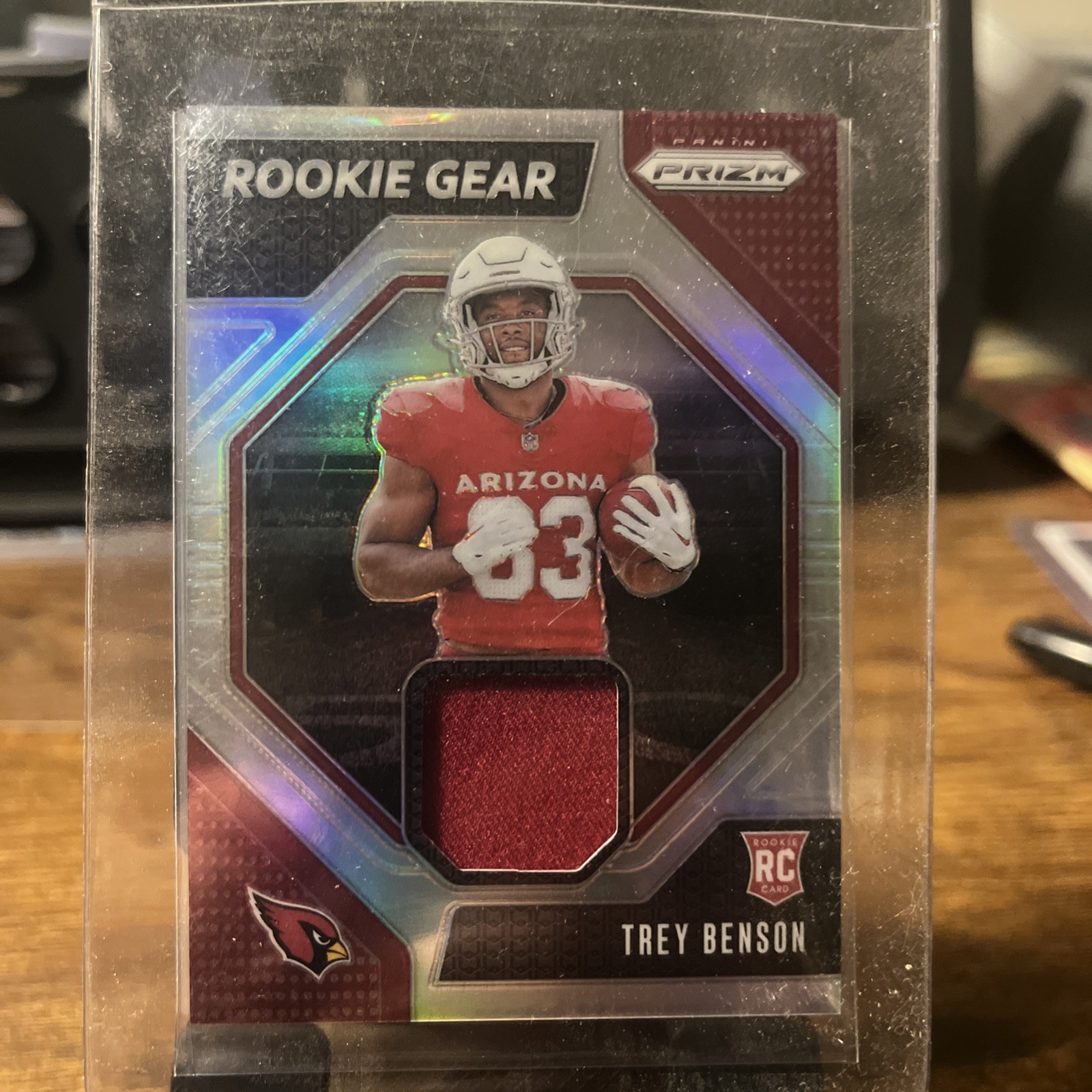2024 Panini Prizm - Rookie Gear Trey Benson #RG-TBN (MEM, RC)