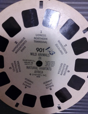 VIEW MASTER REEL "901 "WILD ANIMALS IN NATURAL HABITATS, AFRICA"-1948