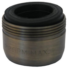 Antique Bronze Dual Thread Faucet Aerator 55 64 Inch 2.2 GPM Lead Free