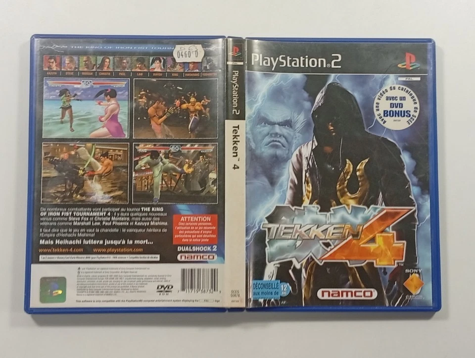 TEKKEN 4 (+ DVD BONUS) SONY PLAYSTATION 2 (PS2) PAL-FR OCCASION - Photo 2/4