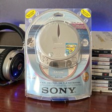 SONY CD WALKMAN D-NE510 PORTABLE CD PLAYER ATRAC3 PLUS MP3 BONUS CASE BRAND NEW 