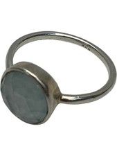 Silver Moonstone Silver Ring Modern Jewellery Gemstone Witchy Avantgarde Minimal