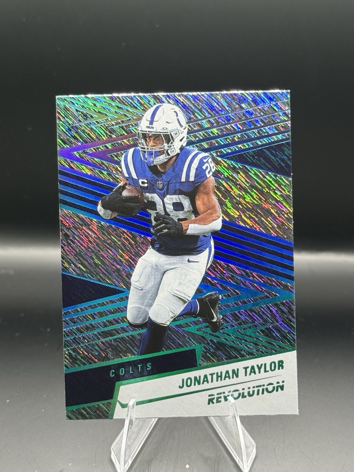 2025 Panini Revolution - Jonathan Taylor #34 Blue Storm Colts!!