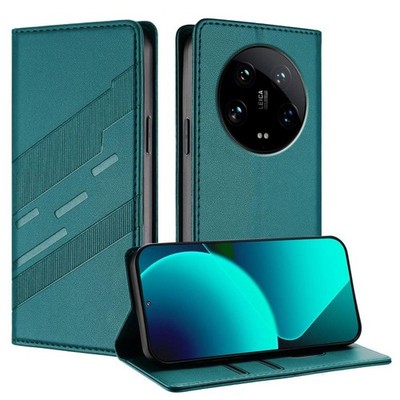 Für Xiaomi 14 Ultra 5G Global Embossed Multifunktionale Wallet Retro Custod