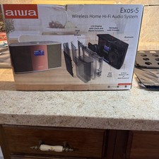 Wireless Bluetooth Hi-Fi Home Audio Speaker Exos-5 Aiwa New