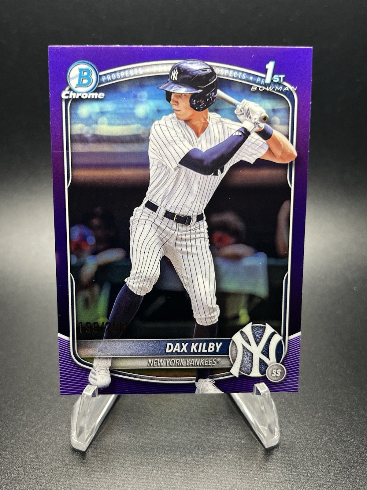 2025 Bowman Draft #BDC-146 Dax Kilby Chrome Purple Refractor #/250