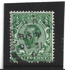 GB GV 1912 sg 334 light green vfu cat.£40