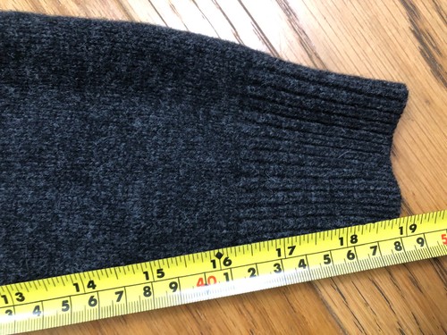 JW ANDERSON WOMEN'S UNIQLO FAIR ISLE WOOL DARK GREY LONG SLEEVED JUMPER MEDIUM - Picture 7 of 20