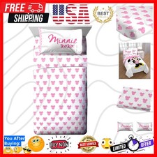 Kids Sheet Set with Fitted, Flat Sheets Pillow Cover - Ultra-Soft Bedding w...
