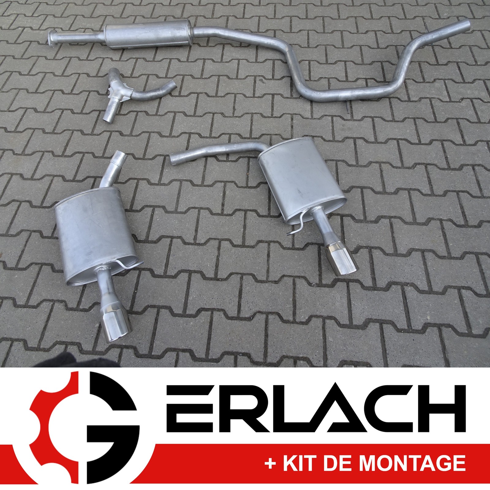 Réduisez le bruit moteur : Échappement silencieux 90mm Ford Mondeo IV 2.3 référence 7773