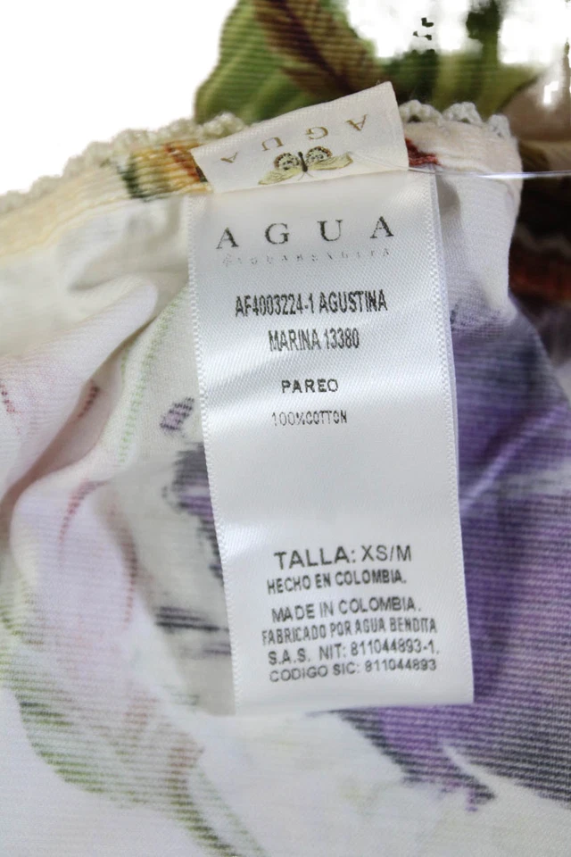 Cubre de natación con pareo estampado floral Agua Bendita para mujer Foto 4 de 4