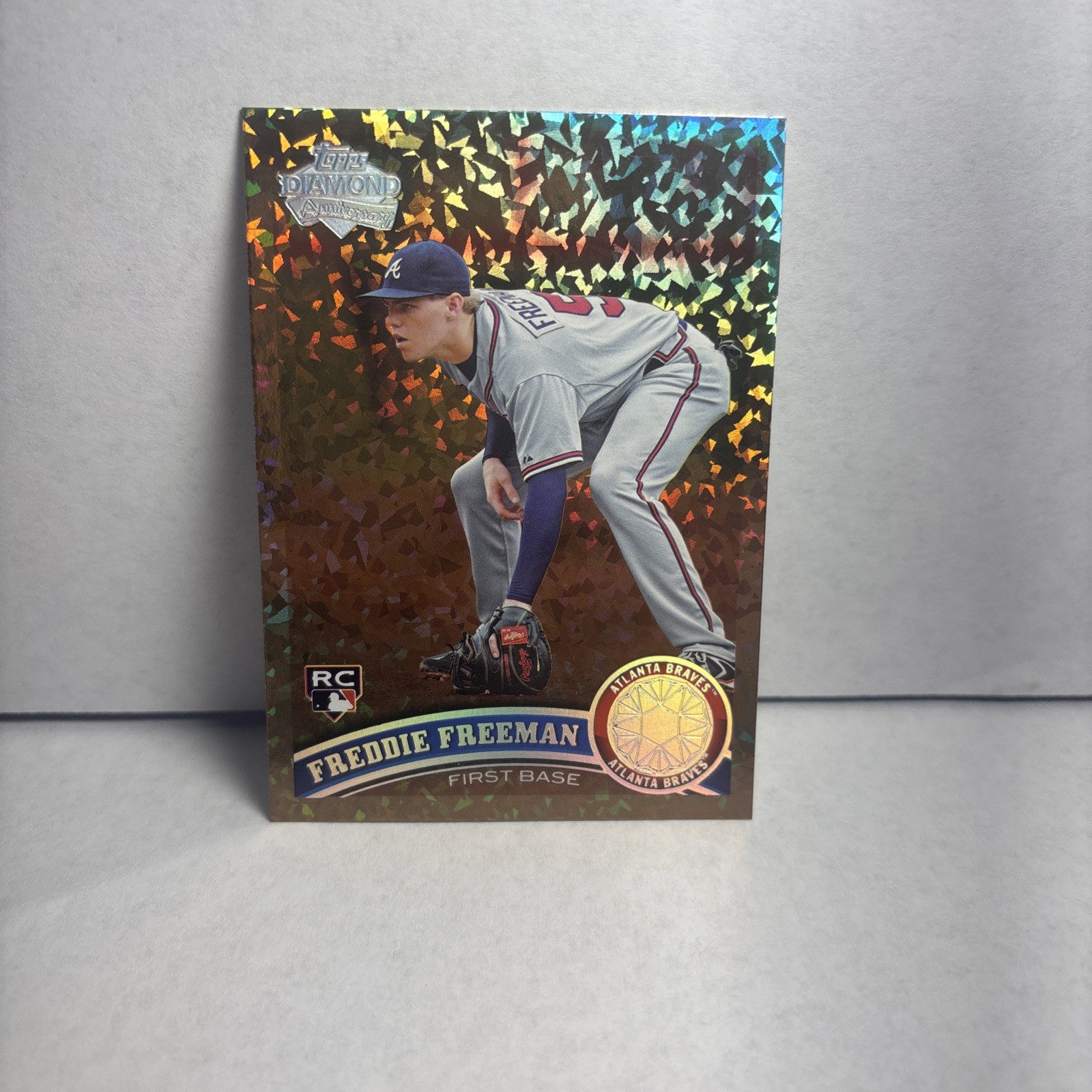 2011 Topps Freddie Freeman Cognac Diamond Anniversary Rookie SUPER RARE! BRAVES