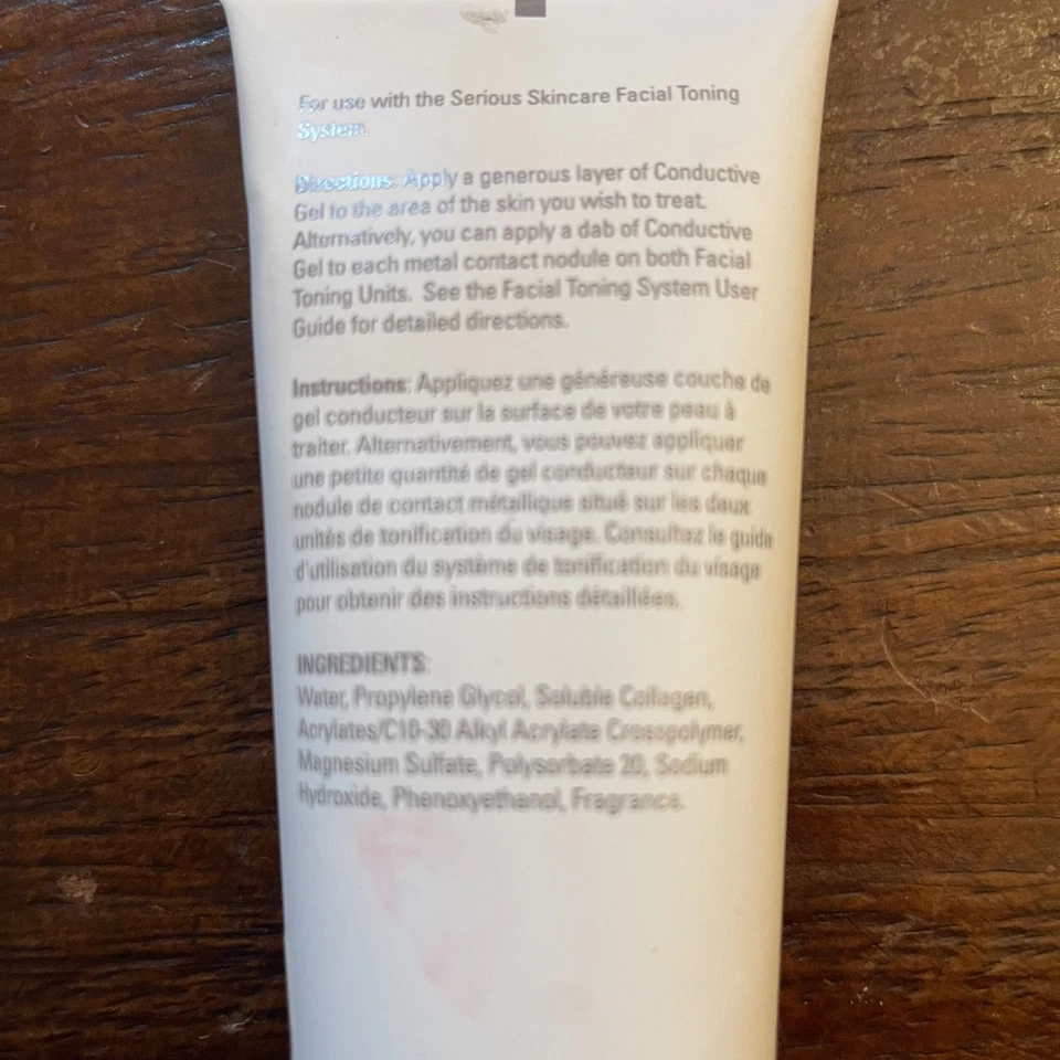 Gel conductor tonificante facial Serious Skincare Reverse Lift 4 oz sellado Foto 4 de 4