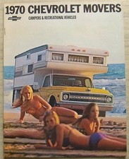 CHEVROLET CAMPERS & RECREATIONAL VEHICLES USA Sales Brochure For 1970 #D-78784