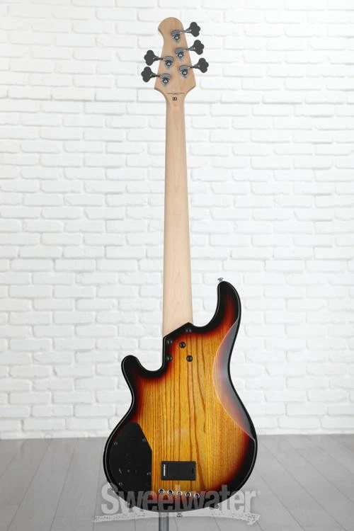 Lakland Skyline 55-01 Standard Bass Guitar - 3-Tone Sunburst with Maple - Image 3 of 4