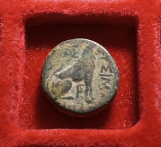 THRACE LYSIMACHEIA. 309 220 BC. Æ17 Laureate head of Apollo Lion seated
